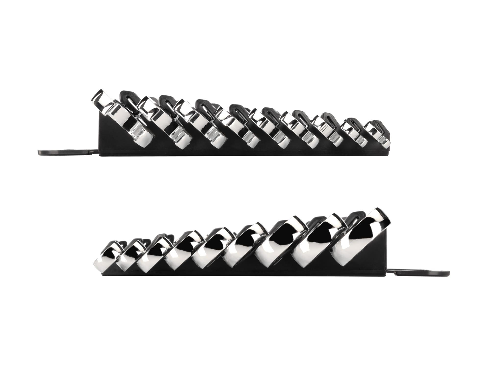 TEKTON WRN57067-T Flex Ratcheting Combination Wrench Set with Holder, 9-Piece (1/4-3/4 in.)