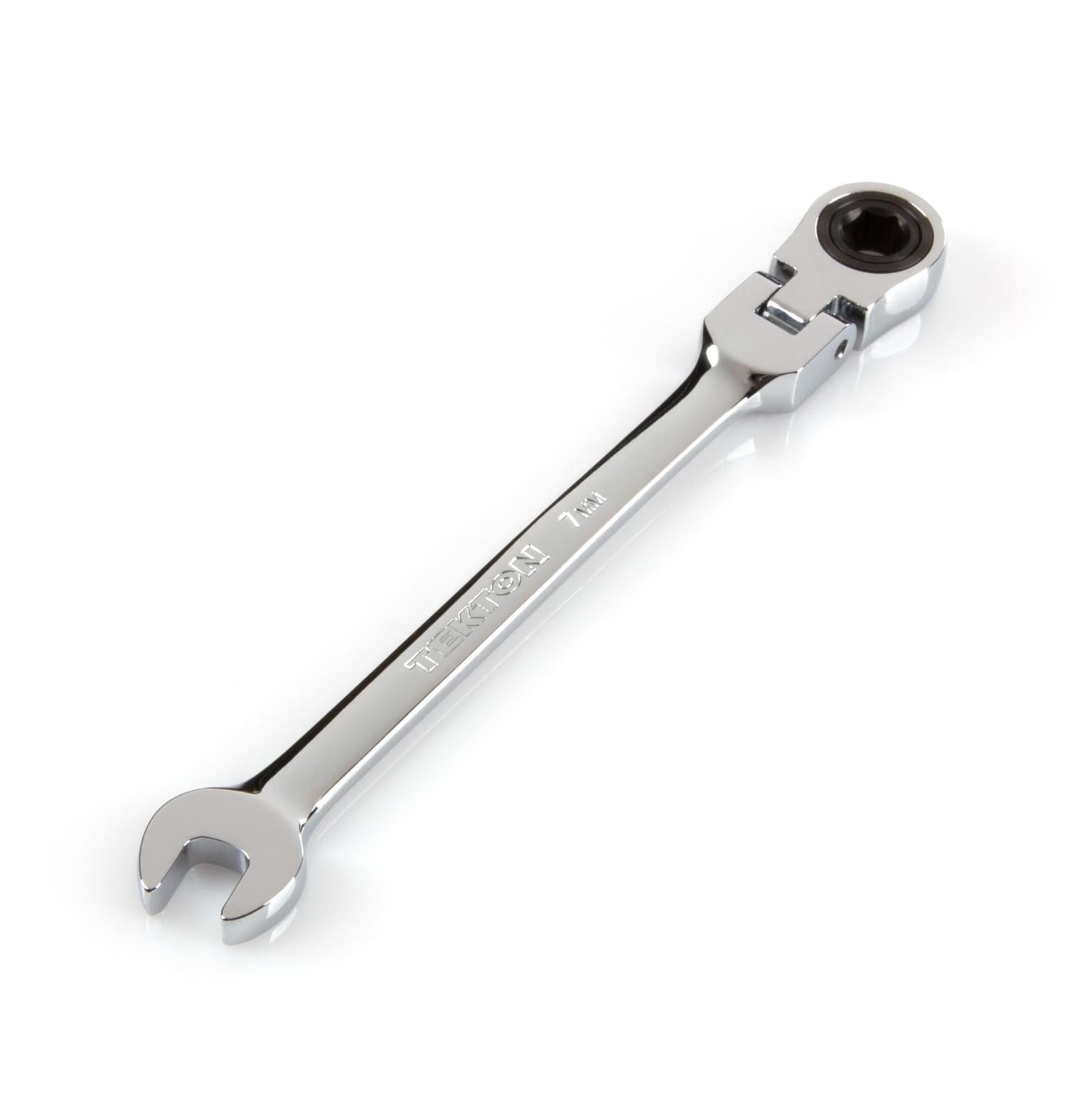 TEKTON WRN57107-T 7 mm Flex Ratcheting Combination Wrench