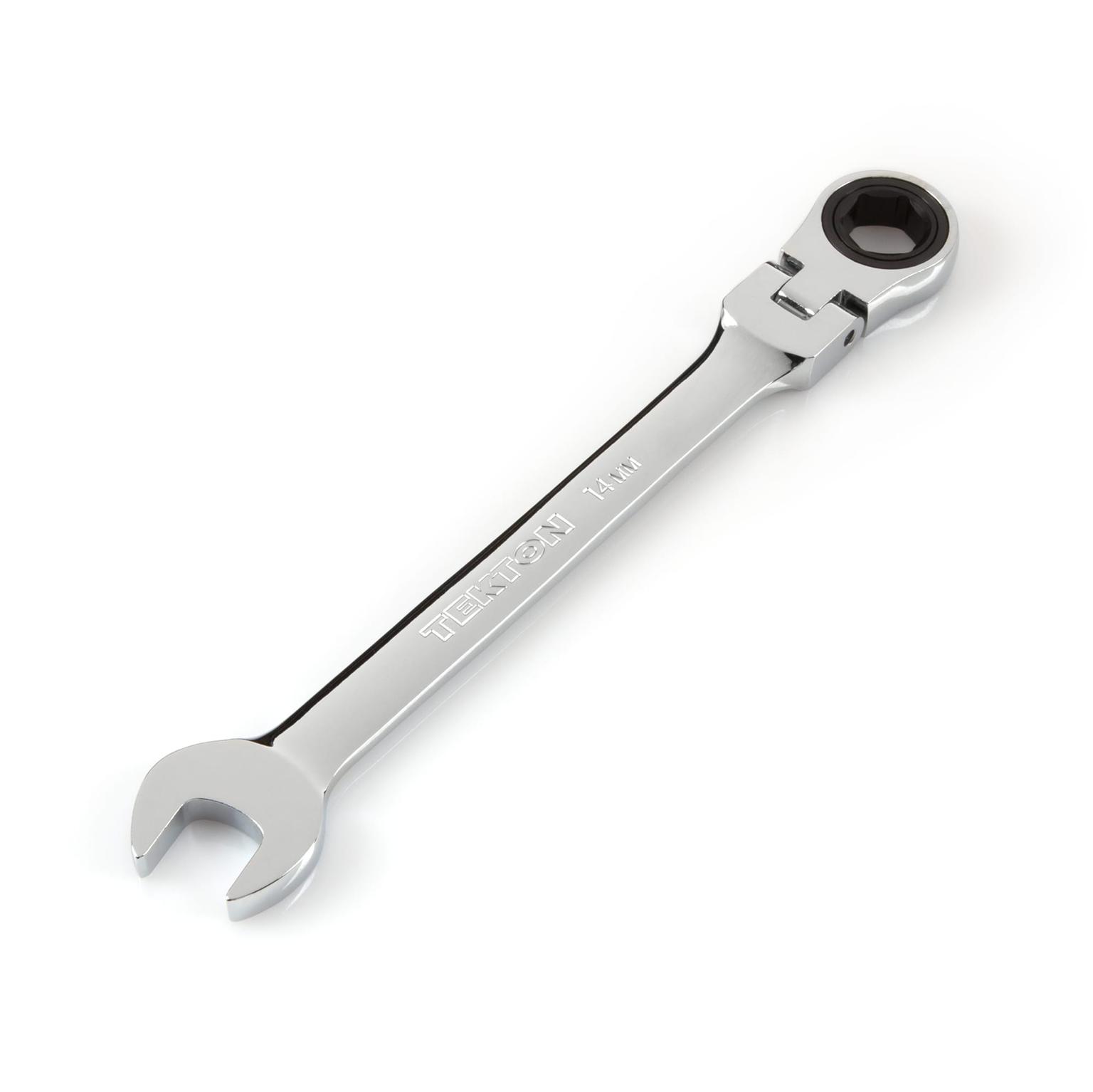 TEKTON WRN57114-T 14 mm Flex Ratcheting Combination Wrench