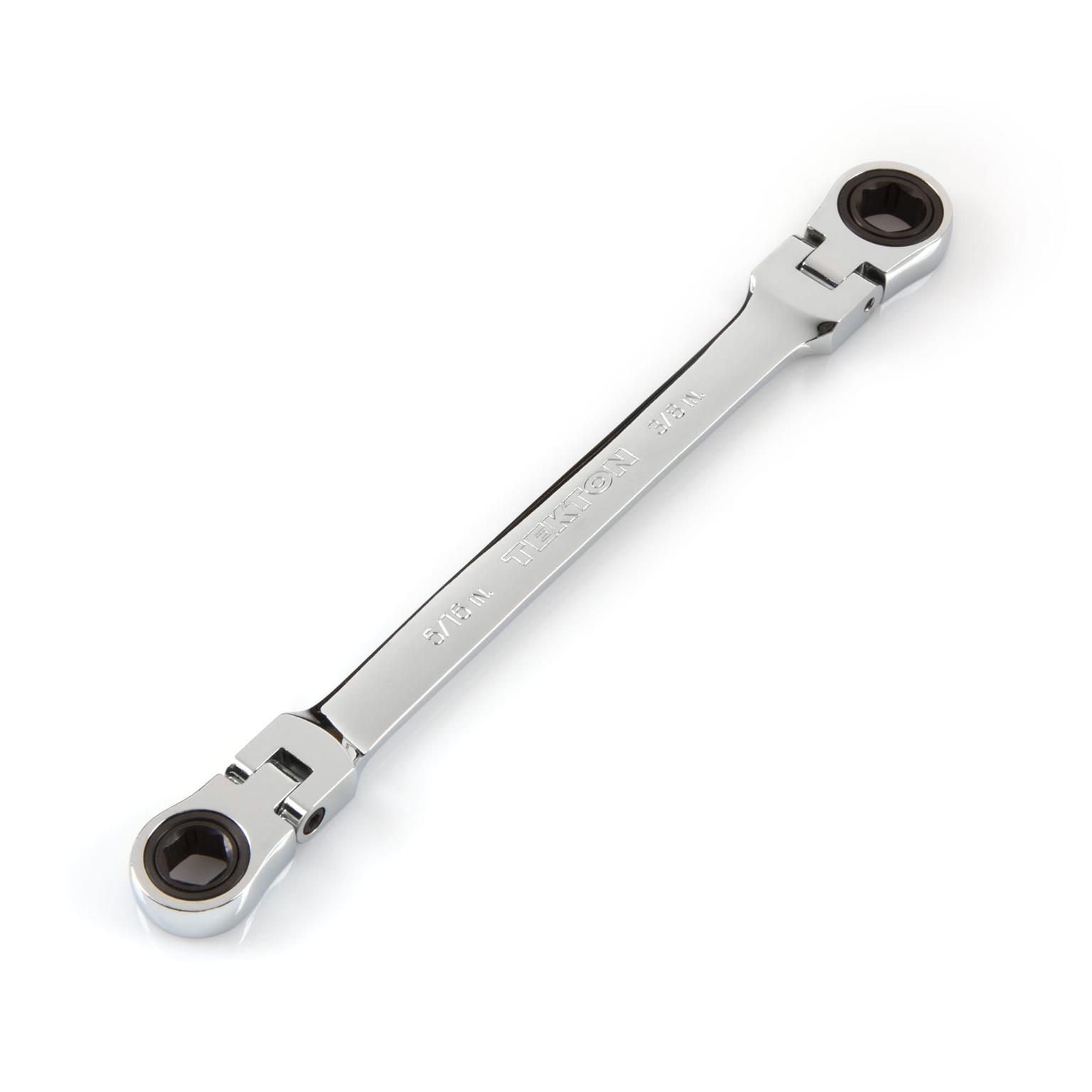 TEKTON WRN76003-T 5/16 x 3/8 Inch Flex Ratcheting Box End Wrench