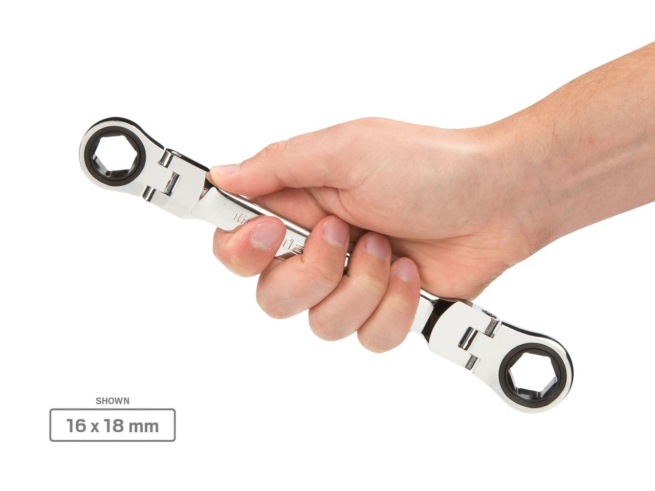 Flex Ratcheting Box End Wrench Set (6Piece) TEKTON WRN76154