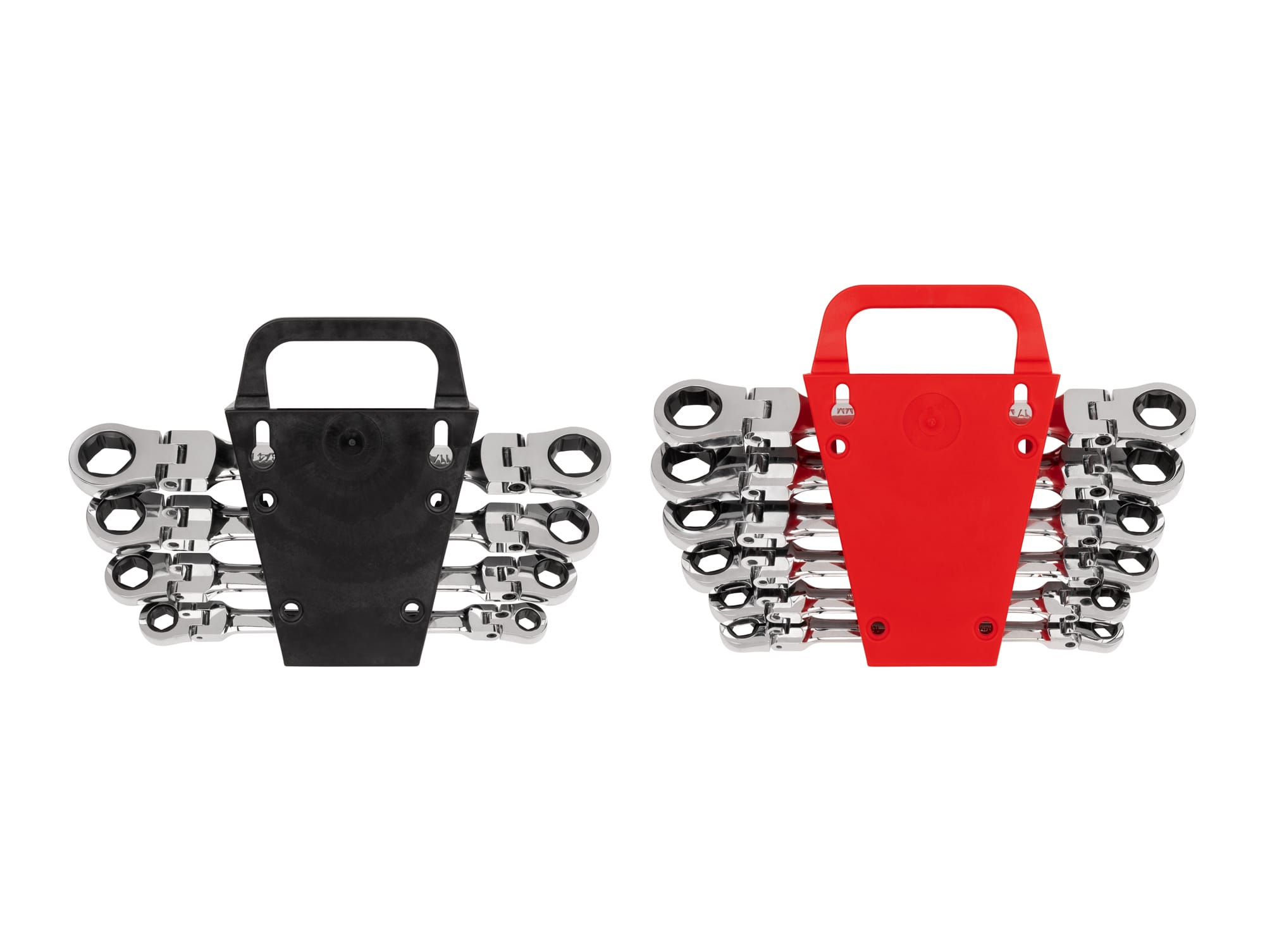 Flex Ratcheting Box End Wrench Set, 10-Piece (Holder) | TEKTON