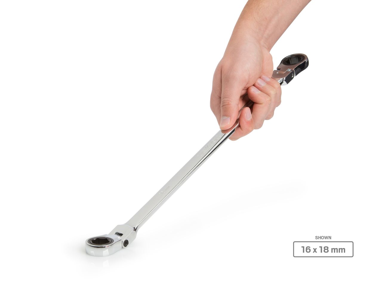 Long Flex Ratcheting Box End Wrench Set (6Piece) TEKTON WRN77154