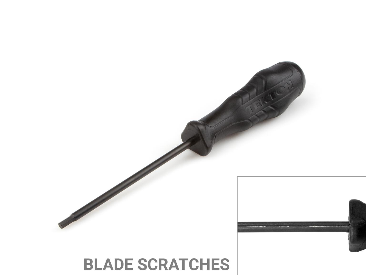 1/8 Inch Hex High-Torque Black Oxide Blade Screwdriver