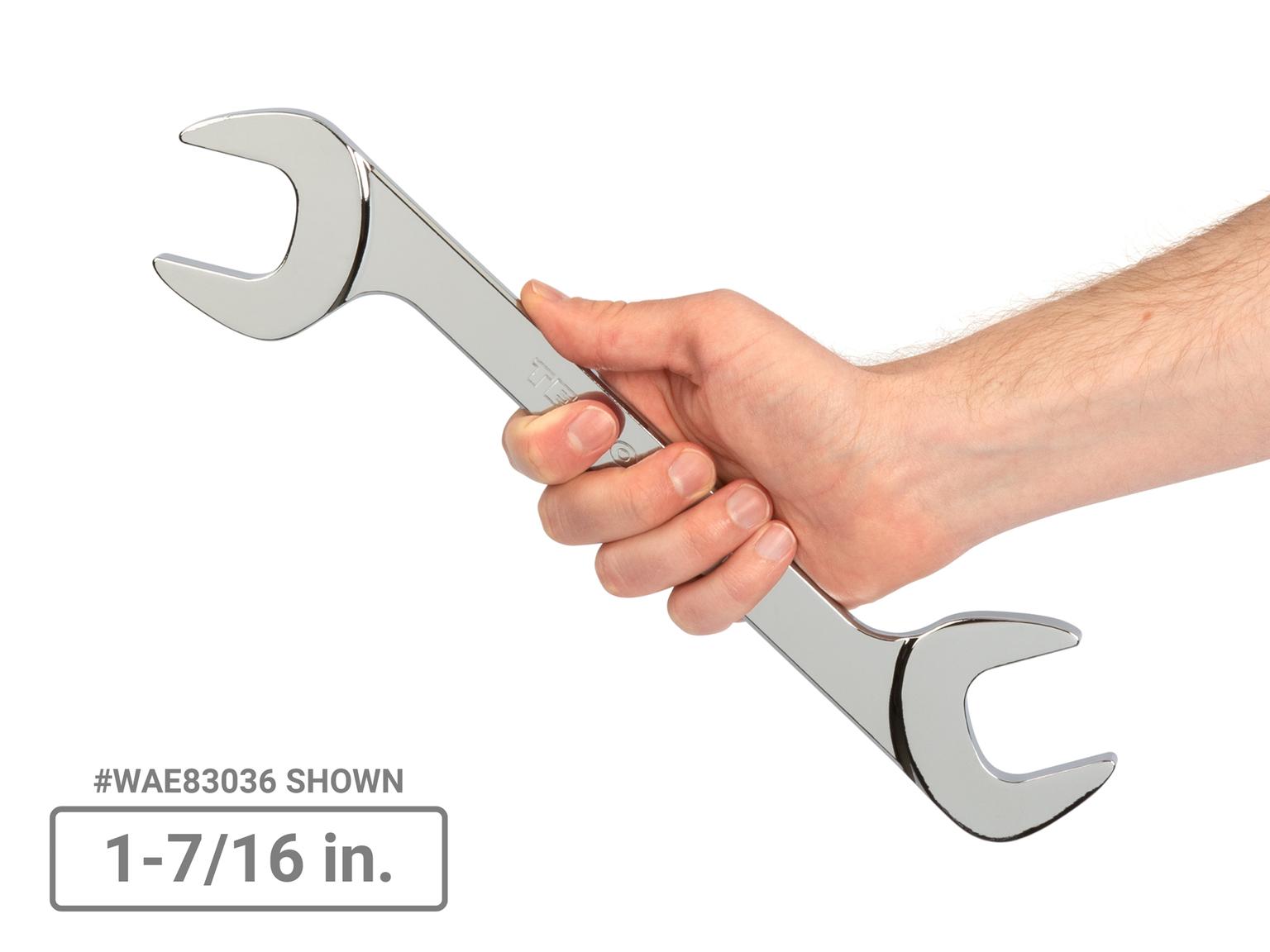 TEKTON X24 Angle Head Open End Wrench Set, 10-Piece (1-3/8 - 1-15/16 in.)