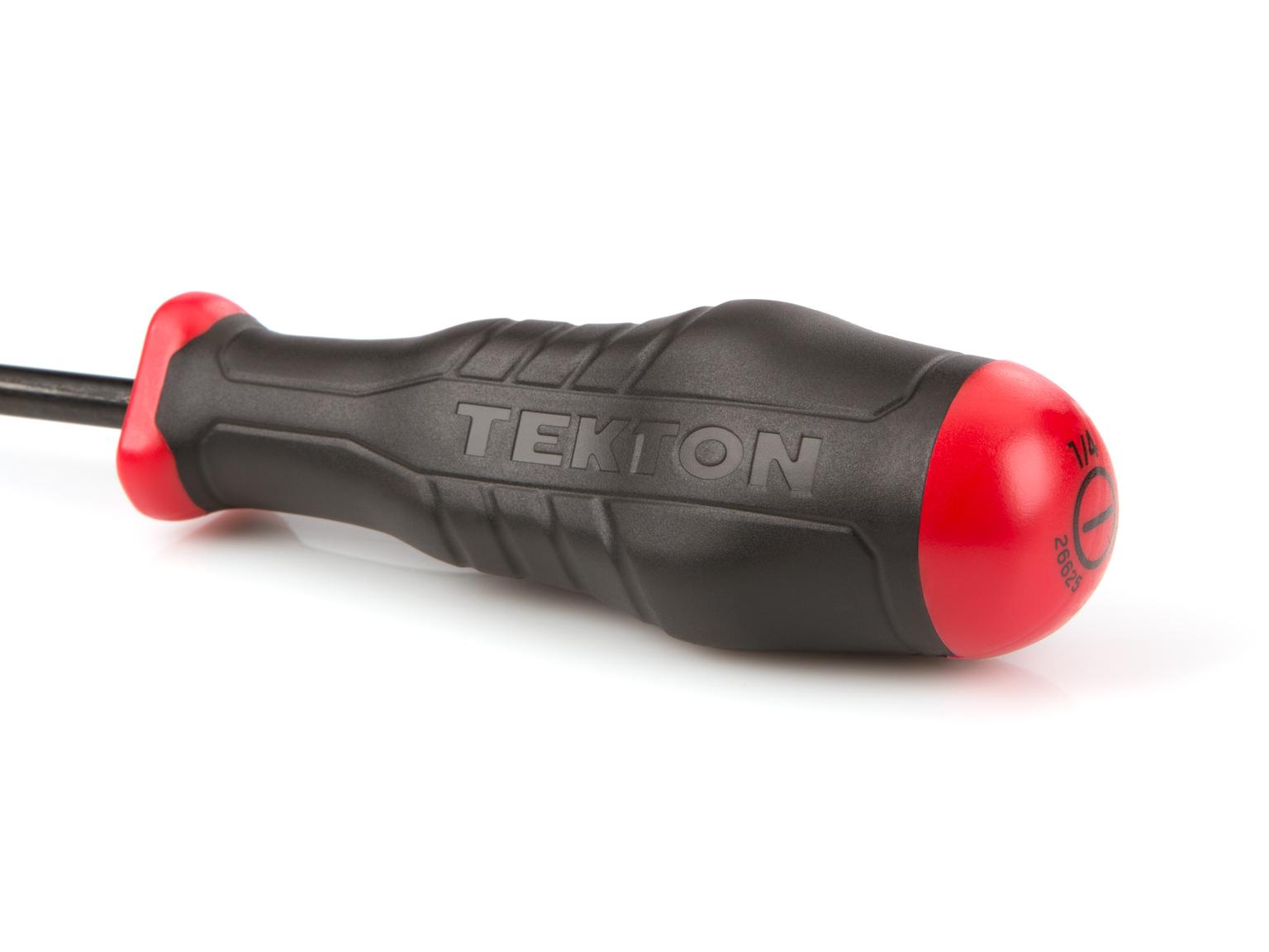 TEKTON X37 Long Slotted High-Torque Screwdriver Set, 3-Piece (3/16-5/16 in.)